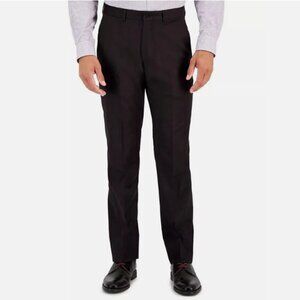 NEW $260 Armani Exchange Men's Charcoal Slim Fit Solid Suit Pants 36 L